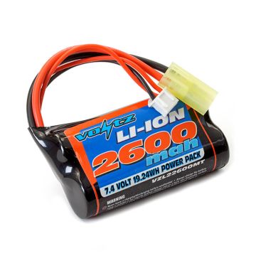 Voltz Li-Ion 7.4V 2600Mah Battery With Mini Tamiya Plug (VZL22600MT)