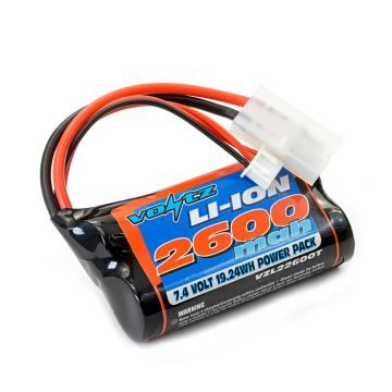 Voltz Li-Ion 7.4V 2600Mah Battery With Tamiya Plug (VZL22600T)