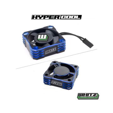 Whitz Racing HyperCool Aluminium Fan - 30mm - Cool Blue (WRP-HC-BLUE)