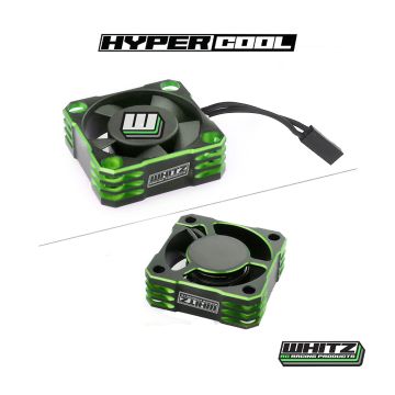 Whitz Racing HyperCool Aluminium Fan - 30mm - Neon Green (WRP-HC-GRN)