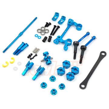 Yeah Racing Drivetrain And Steering Upgrade Kit For Tamiya M05 M06 (TAMC-S02BU)