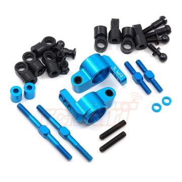 Yeah Racing Aluminium Rear Hub/Knuckle Arm Toe-In 3 Degree Tamiya M05/06 (TAMC-005BU)