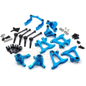 Yeah Racing Aluminium Essential Conversion Kit Tamiya TT02 (TT02-S01BU)