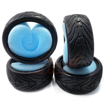 Yeah Racing 1:10 Touring Car Rubber Tire 4pcs (WLS-0005)