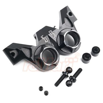 Yeah Racing Aluminum 210mm 225mm Wheelbase Rear Hub 2 pcs Black For Tamiya M07 (TAMC-056BK)