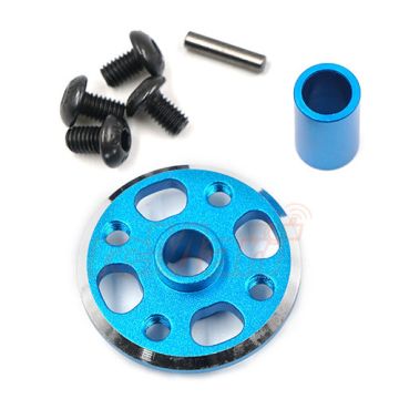 Yeah Racing Aluminium Spur Gear Adaptor Set for Tamiya TT02 Blue (TATT-026BU)