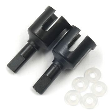 Yeah Racing G45 Steel Front or Rear Diff Outdrive Tamiya TT-01/ TT-01E Black (TATT-046BK)