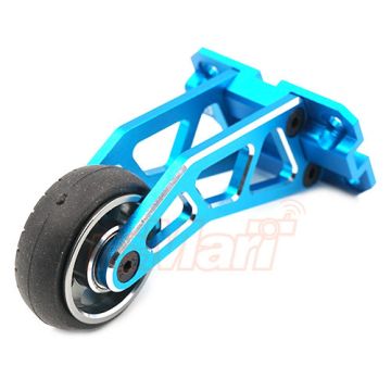 Yeah Racing Adjustable Aluminium Wheelie Bar for Tamiya Wild Willy 2/ GF01/WR02 Blue (TAWR-010BU)