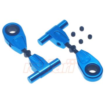 Yeah Racing Adjustable Front Upper Arm Tamiya TT02 (TT02-003BU)