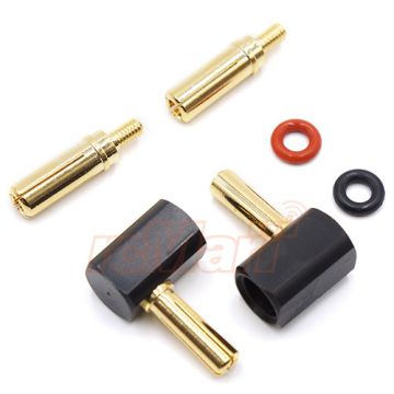 Yeah Racing Angle Type 4mm & 5mm Connector Plug (WPT-0121)