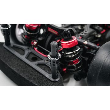 Yeah Racing Aluminium Adjustable Body Mounts 4pcs Silver (YA-0530SV)