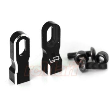 Yeah Racing Aluminium Height Adjustable Servo Mount Black (YA-0538BK)
