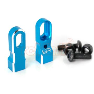 Yeah Racing Aluminium Height Adjustable Servo Mount Blue (YA-0538BU)