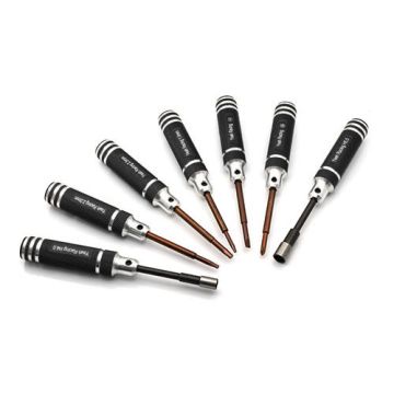 Yeah Racing Mini Tools Set w/ Tool Bag - Black (YT-0136BK)