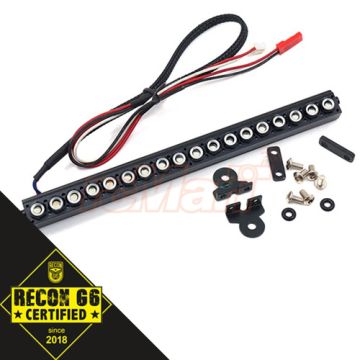 Yeah Racing 1/10 Aluminium White LED Light Bar Black for Crawler 'G6 Certified' (YA-0507BK)