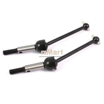 Yeah Racing Universal Steel F/R Swing Shaft For TA01/TA02W (TA01-015BK)