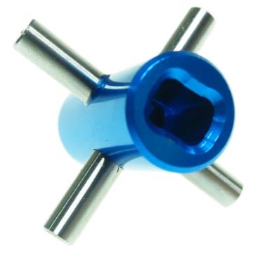 Yeah Racing Aluminium Solid Axle For Tamiya TT02 TT02B (TT02-069BU)