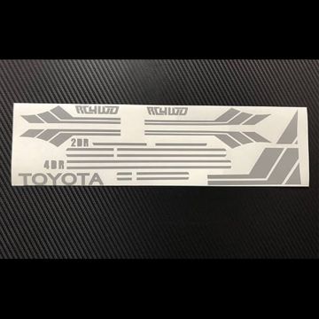 RC4WD Clean Stripes For Mojave Ii 2/4 Door Decal Sheet (Grey (Z-B0174)