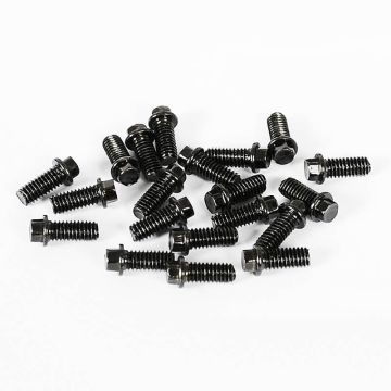 RC4WD Miniature Scale Hex Bolts (M2.5 X 6mm) (Black) (Z-S0008)