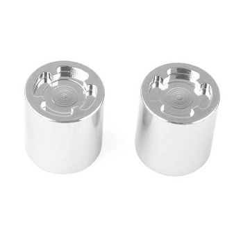 RC4WD 1/10 Scale Rear Hubs (Chrome) (Z-S0034)