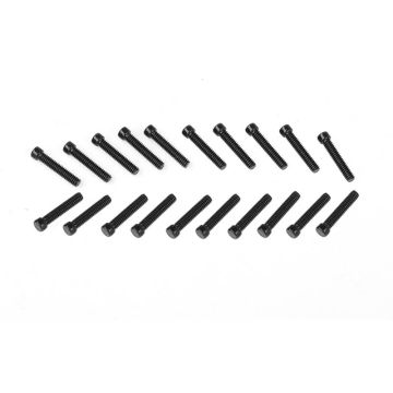 RC4WD Scale Hex Head Bolts (M2 X 10mm) Black (Z-S0072)