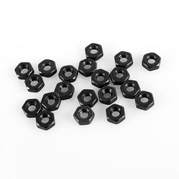 RC4WD Regular M2.5 Black Nuts (20) (Z-S0303)