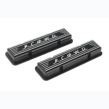 RC4WD Aluminium Valve Covers For Scale V8 Engine (Black) (Z-S0318)