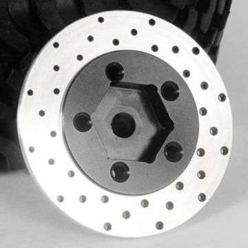 RC4WD 1.9 5 Lug Steel Wheel Hex Hub With Brake Rotor (Z-S0532)