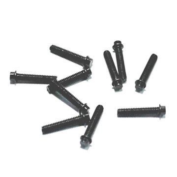 RC4WD Miniature Scale Hex Bolts (M2 X 10mm) (Black) (Z-S0623)