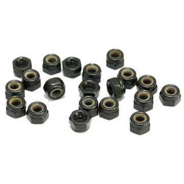 RC4WD Nylock Nuts M3 (Black) (Z-S0629)