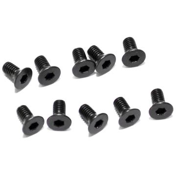 RC4WD Steel Flat Head Socket Cap Screw M3 X 6mm (10) (Z-S0648)