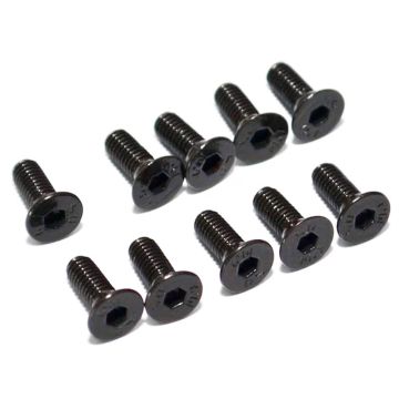 RC4WD Steel Flat Head Cap Screw M3 X 8mm (10) (Z-S0649)