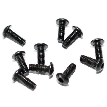 RC4WD Steel Button Head Cap Screws M3 X 8mm (10) (Z-S0652)