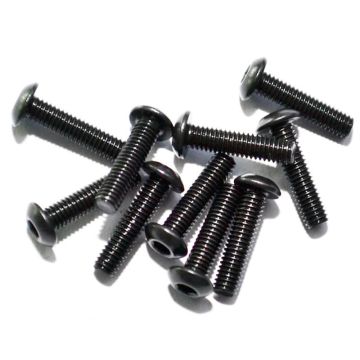 RC4WD Steel Button Head Cap Screws M3 X 12mm (10) (Z-S0654)