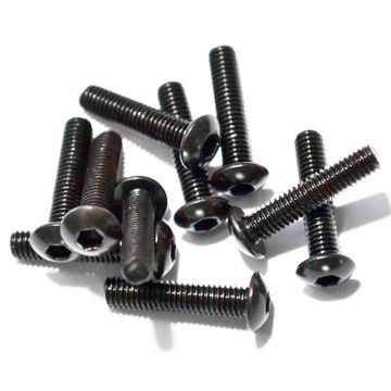RC4WD Steel Button Head Cap Screws M3 X 14mm (10) (Z-S0655)
