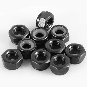 RC4WD Nylock Nuts M5 (Black) (Z-S0848)
