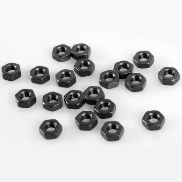 RC4WD Regular M3 Black Nuts (20) (Z-S0872)