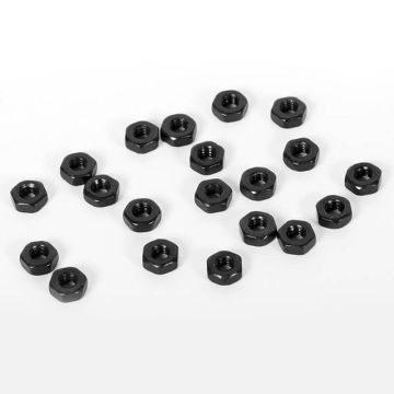 RC4WD Regular M2 Black Nuts (20) (Z-S1144)