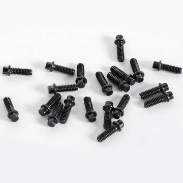 RC4WD Miniature Scale Hex Bolts (M2 X 6mm) (Black) (Z-S1198)