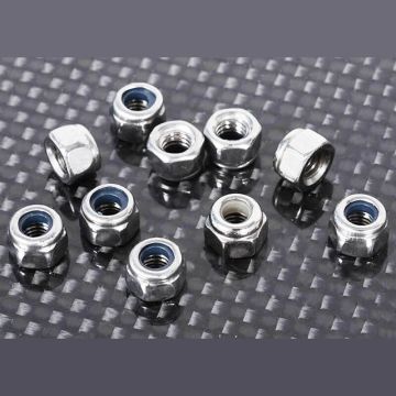 RC4WD Nylock Nuts M4 (Silver) (Z-S1265)