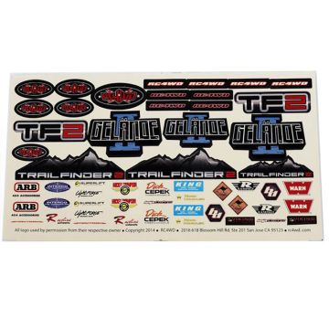 RC4WD Logo Decal Sheet (Z-S1274)