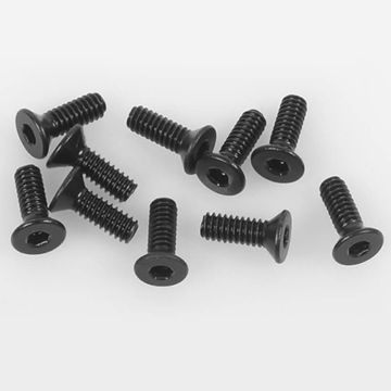RC4WD Steel Flat Head Cap Screw M2 X 6mm (10) (Z-S1518)
