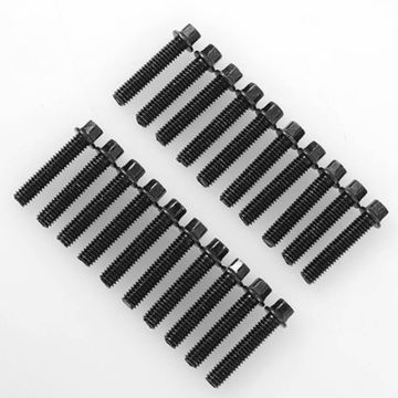 RC4WD Miniature Scale Hex Bolts (M2.5 X 12mm) (Black) (Z-S1595)