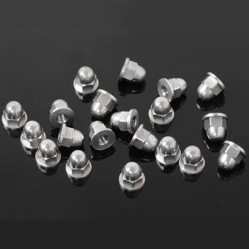 RC4WD M2.5 Flanged Acorn Nuts (Silver) (Z-S1723)