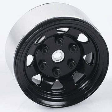 RC4WD Stamped Steel 1.55" Stock Black Beadlock Wheels (Z-W0036)