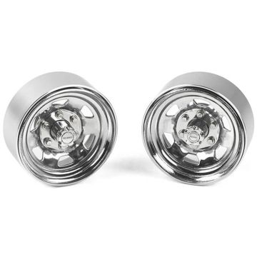 RC4WD Stamped Steel 1.7" Beadlock Sr5 Wheels (Chrome) (Z-W0065)