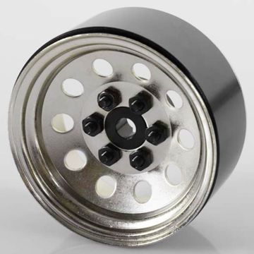 RC4WD Pro10 1.9" Steel Stamped Beadlock Wheel (Silver) (Z-W0073)
