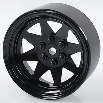 RC4WD 6 Lug Wagon 2.2" Steel Stamped Beadlock Wheels (Black) (Z-W0190)
