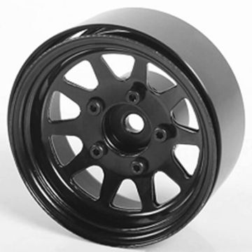 RC4WD OEM Stamped Steel 1.55" Beadlock Wheels (Black) (Z-W0262)