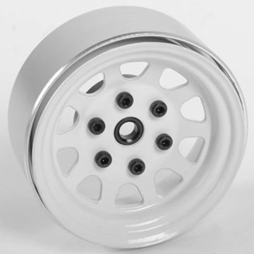 RC4WD Stamped Steel 1.7" Beadlock Wagon Wheels (White) (Z-W0269)